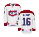 Youth Reebok Montreal Canadiens #16 Henri Richard Authentic White Away NHL Jersey