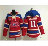 youth nhl jerseys montreal canadiens #11 gallagher red[pullover hooded sweatshirt][gallagher]