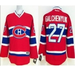 youth nhl jerseys montreal canadiens #27 galchenyuk red