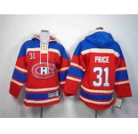 youth nhl jerseys montreal canadiens #31 price blue-red[pullover hooded sweatshirt]