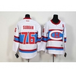 youth nhl jerseys montreal canadiens #76 subban white[patch A]