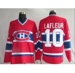 youth nhl montreal canadiens  #10 lafleuri red