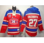 nhl jerseys montreal canadiens #27 galchenyuk red[pullover hooded sweatshirt]