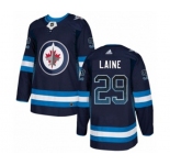 Adidas Winnipeg Jets #29 Patrik Laine Authentic Navy Blue Drift Fashion NHL Jersey