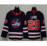 Men's Jets #29 Patrik Laine Navy Blue Authentic 2019 Heritage Classic Stitched Hockey Jersey