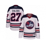 Men's Reebok Winnipeg Jets #27 Nikolaj Ehlers Authentic White 2016 Heritage Classic NHL Jersey