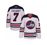 Men's Reebok Winnipeg Jets #7 Ben Chiarot Authentic White 2016 Heritage Classic NHL Jersey