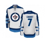 Men's Reebok Winnipeg Jets #7 Ben Chiarot Authentic White Away NHL Jersey