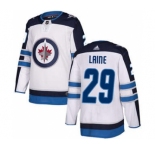 Men's Winnipeg Jets #29 Patrik Laine White Road Stitched Hockey Jersey