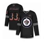 Men's Winnipeg Jets #33 Dustin Byfuglien Black USA Flag Limited Hockey Jersey