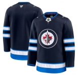Men's Winnipeg Jets Blank Navy 2024-25 Home Stitched Hockey Jersey