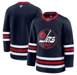 Men's Winnipeg Jets Navy 2024-25 Alternate Stitched Hockey Jersey