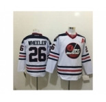 Winnipeg Jets #26 Blake Wheeler Stitched White NHL Jersey