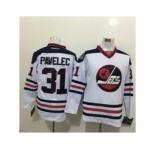 Winnipeg Jets #31 Ondrej Pavelec Stitched White NHL Jersey