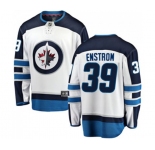 Winnipeg Jets #39 Tobias Enstrom Fanatics Branded White Away Breakaway NHL Jersey