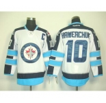 nhl jerseys winnipeg jets #10 hawerchuk white(C patch) 2011 new