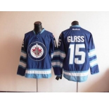 nhl jerseys winnipeg jets #15 glrss blue 2011 new