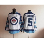 nhl jerseys winnipeg jets #5 stuart white 2011 new