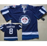 nhl jerseys winnipeg jets #8 burmiatrov blue 2011 new