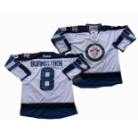 nhl jerseys winnipeg jets #8 burmiatrov white 2011 new
