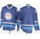 nhl jerseys winnipeg jets blank blue 2012 new