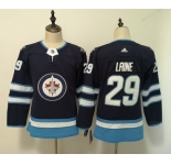 Jets #29 Patrik Laine Navy Women Adidas Jersey