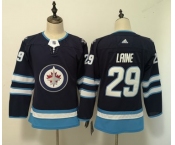 Jets #29 Patrik Laine Navy Women Adidas Jersey