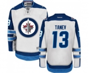 Women Reebok Winnipeg Jets #13 Brandon Tanev Authentic White Away NHL Jersey