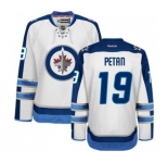 Women Reebok Winnipeg Jets #19 Nic Petan Authentic White Away NHL Jersey
