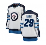Women Winnipeg Jets #29 Patrik Laine Fanatics Branded White Away Breakaway NHL Jersey