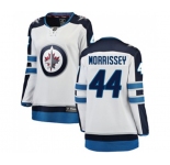 Women Winnipeg Jets #44 Josh Morrissey Fanatics Branded White Away Breakaway NHL Jersey