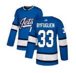 Youth Adidas Winnipeg Jets #33 Dustin Byfuglien Premier Blue Alternate NHL Jersey