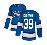Youth Adidas Winnipeg Jets #39 Tobias Enstrom Premier Blue Alternate NHL Jersey