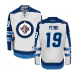 Youth Reebok Winnipeg Jets #19 Nic Petan Authentic White Away NHL Jersey