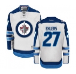 Youth Reebok Winnipeg Jets #27 Nikolaj Ehlers Authentic White Away NHL Jersey