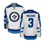 Youth Reebok Winnipeg Jets #3 Tucker Poolman Authentic White Away NHL Jersey