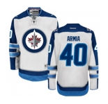 Youth Reebok Winnipeg Jets #40 Joel Armia Authentic White Away NHL Jersey