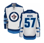 Youth Reebok Winnipeg Jets #57 Tyler Myers Authentic White Away NHL Jersey