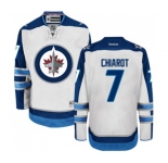 Youth Reebok Winnipeg Jets #7 Ben Chiarot Authentic White Away NHL Jersey
