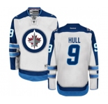 Youth Reebok Winnipeg Jets #9 Bobby Hull Authentic White Away NHL Jersey