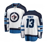 Youth Winnipeg Jets #13 Brandon Tanev Fanatics Branded White Away Breakaway NHL Jersey