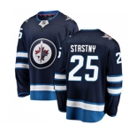 Youth Winnipeg Jets #25 Paul Stastny Fanatics Branded Navy Blue Home Breakaway NHL Jersey