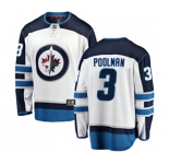 Youth Winnipeg Jets #3 Tucker Poolman Fanatics Branded White Away Breakaway NHL Jersey