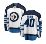 Youth Winnipeg Jets #40 Joel Armia Fanatics Branded White Away Breakaway NHL Jersey