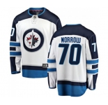 Youth Winnipeg Jets #70 Joe Morrow Fanatics Branded White Away Breakaway NHL Jersey