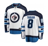 Youth Winnipeg Jets #8 Jacob Trouba Fanatics Branded White Away Breakaway NHL Jersey