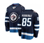 Youth Winnipeg Jets #85 Mathieu Perreault Fanatics Branded Navy Blue Home Breakaway NHL Jersey
