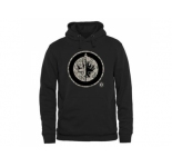 Men's Winnipeg Jets Black Rink Warrior Pullover Hoodie
