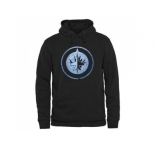Winnipeg Jets Rinkside Black Pond Hockey Pullover Hoodie