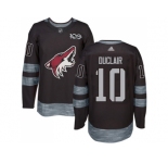 Men Adidas Phoenix Coyotes #10 Anthony Duclair Black 1917-2017 100th Anniversary Stitched NHL Jersey